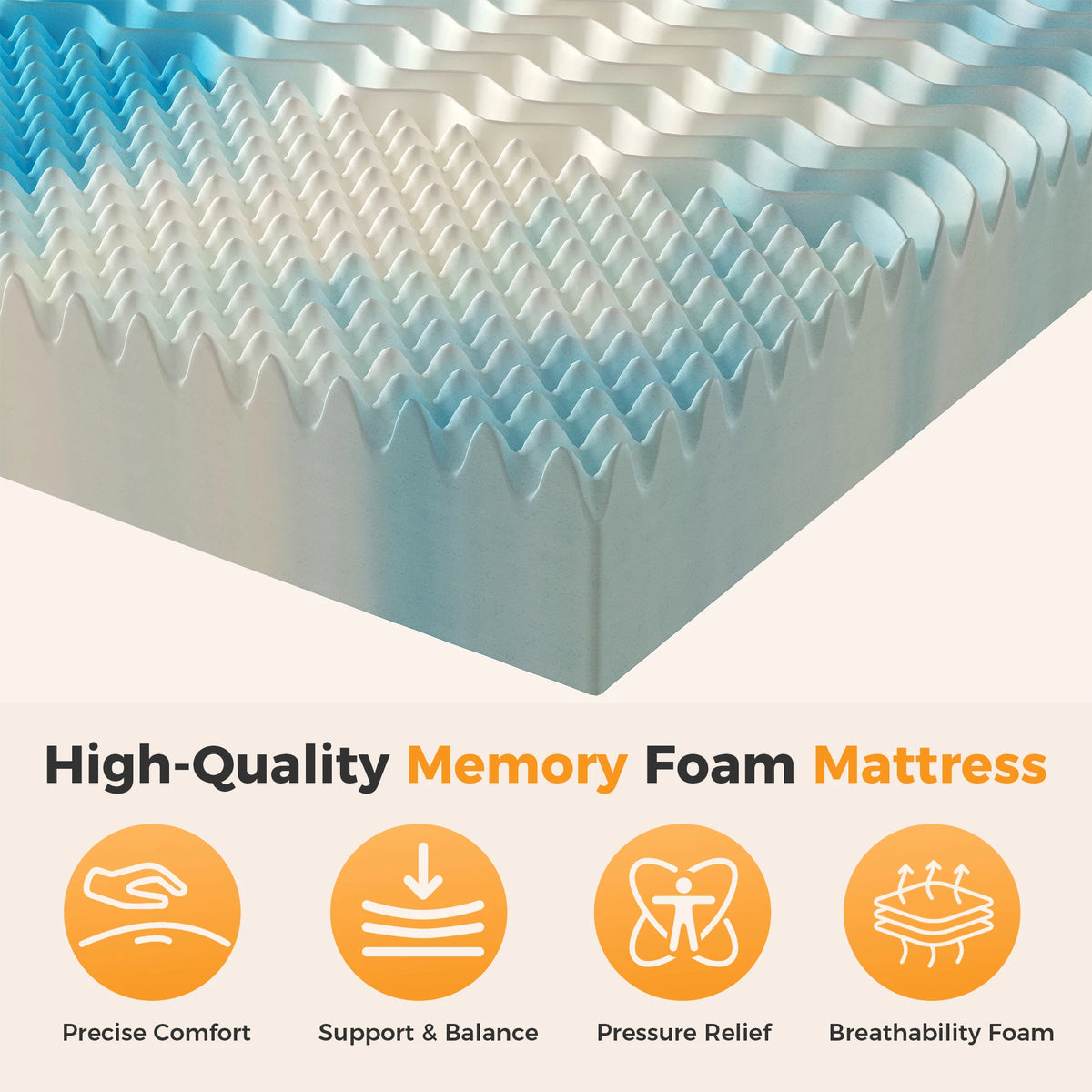Cooling Gel Mattress Topper