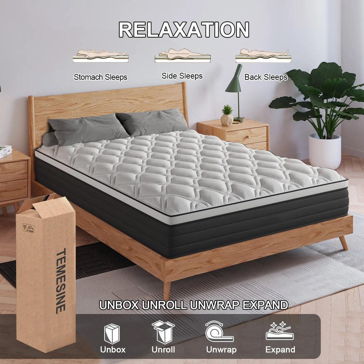 Serene Gel Memory Foam Hybrid Mattress
