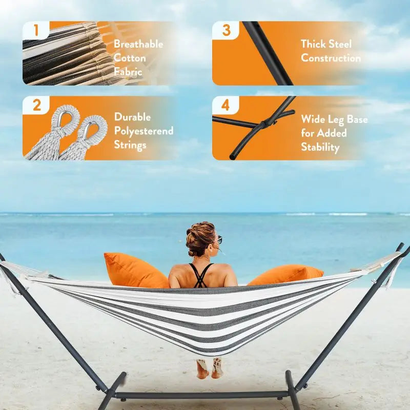 Freestanding Hammock with Stand