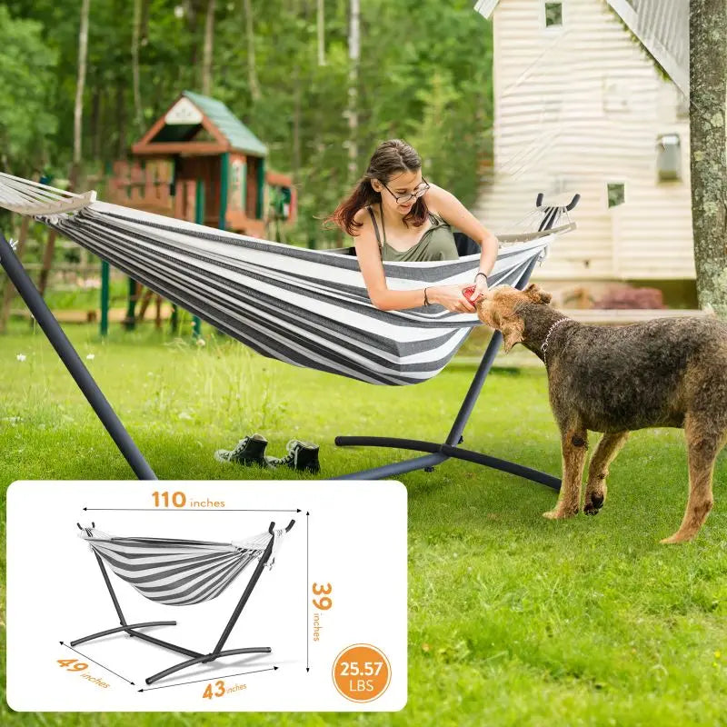 Freestanding Hammock with Stand