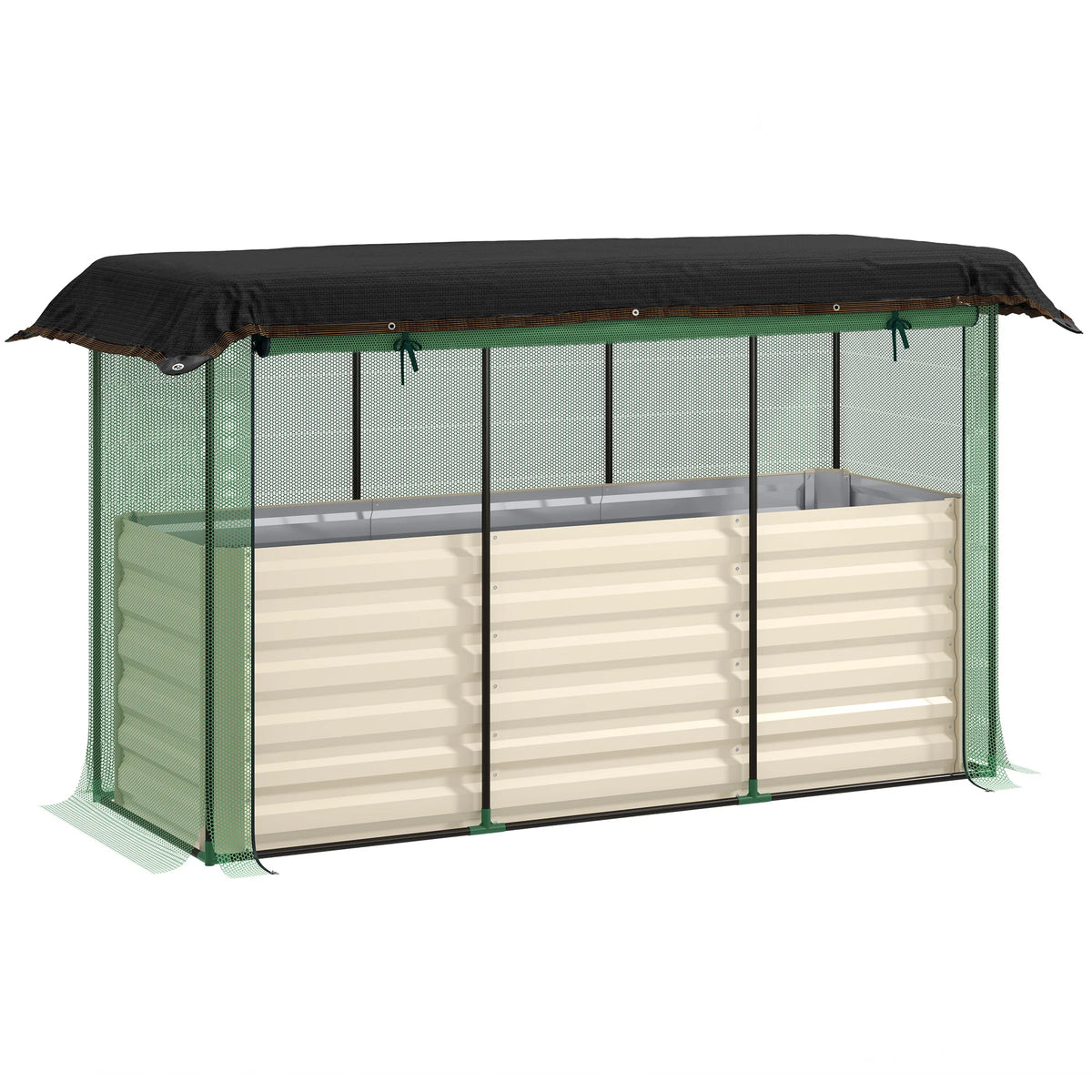 Raised Garden Bed with Crop Cage