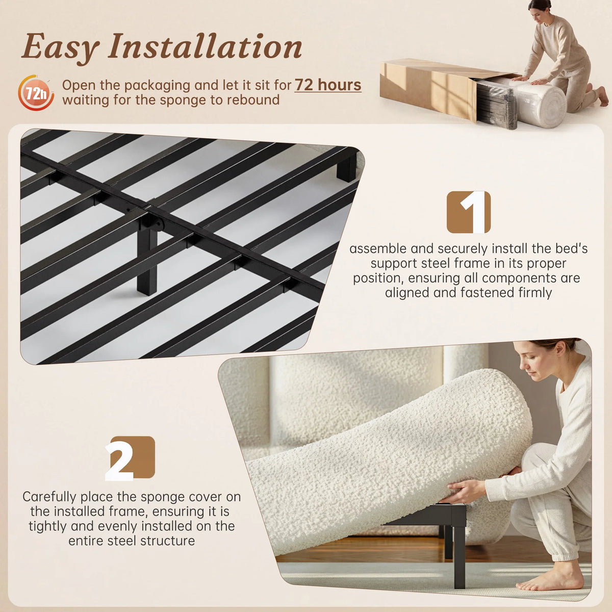 Cloud Soft Rounded Bed Frame