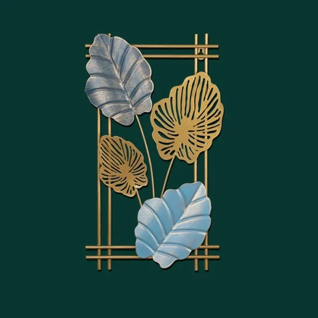 Leafy  Metal Wall Wall Hanging