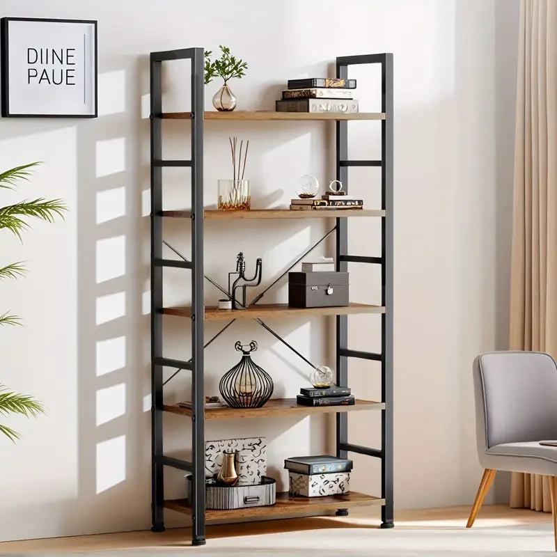 Vintage 5-Tier Bookshelf