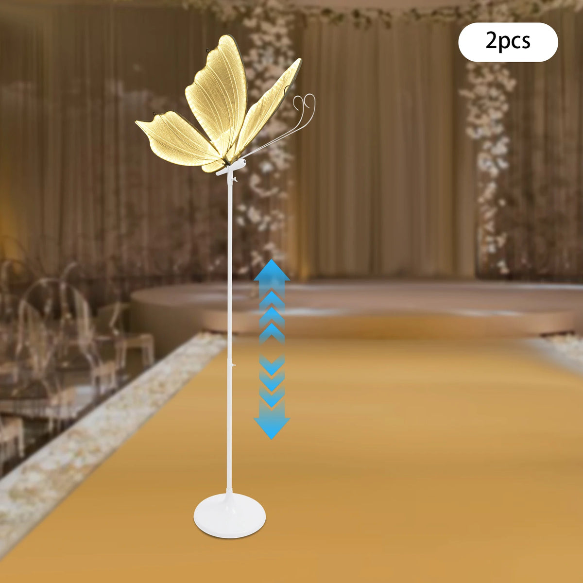 Butterfly LED Floor Lamps (Set of 2)