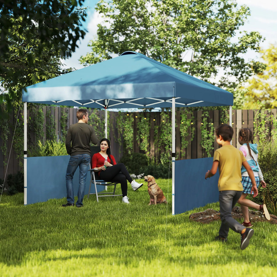 Pop-Up Canopy Tent with Sidewalls