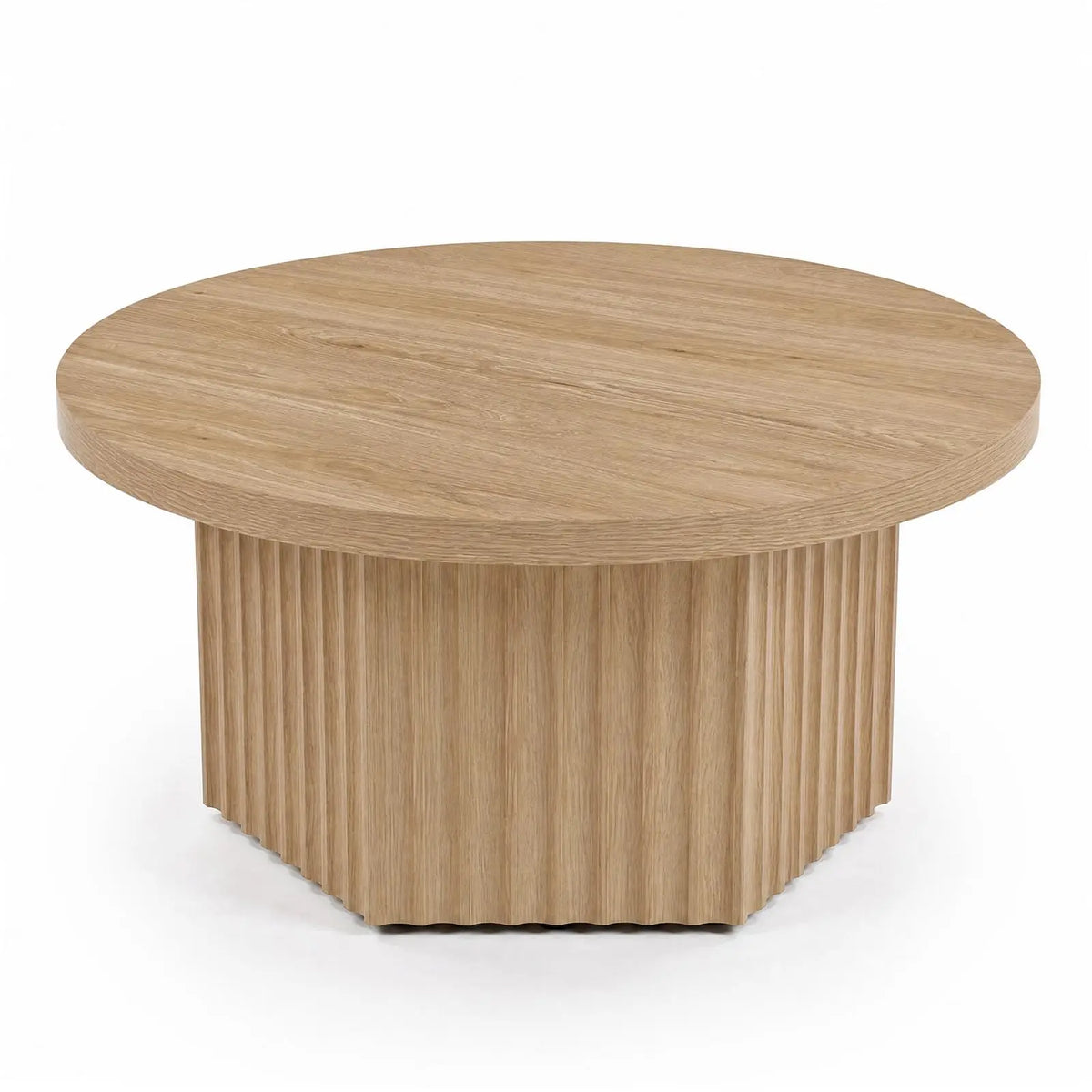 Fluted Drum Coffee Table