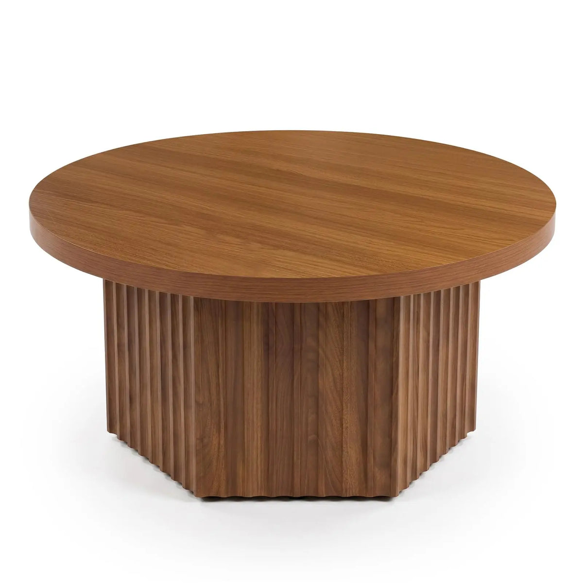 Fluted Drum Coffee Table