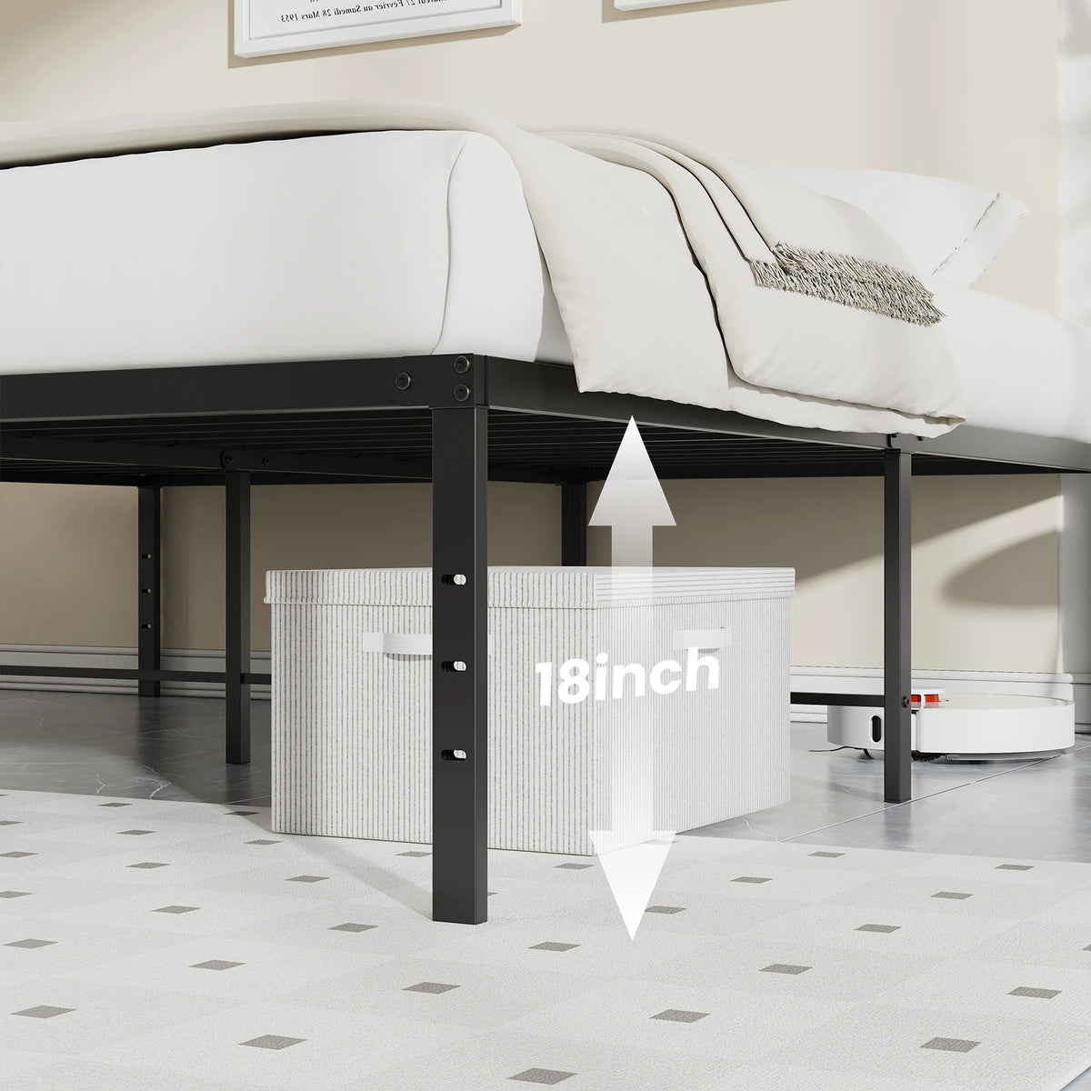 Essential Metal Platform Bed Frame