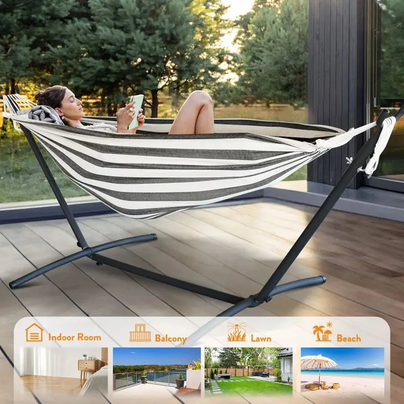 Freestanding Hammock with Stand