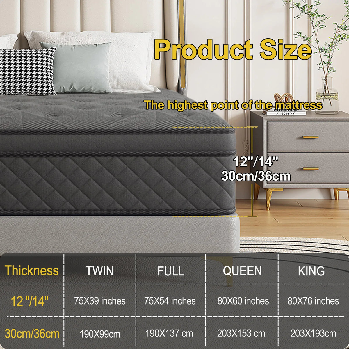 Cool Gel Memory Foam Mattress