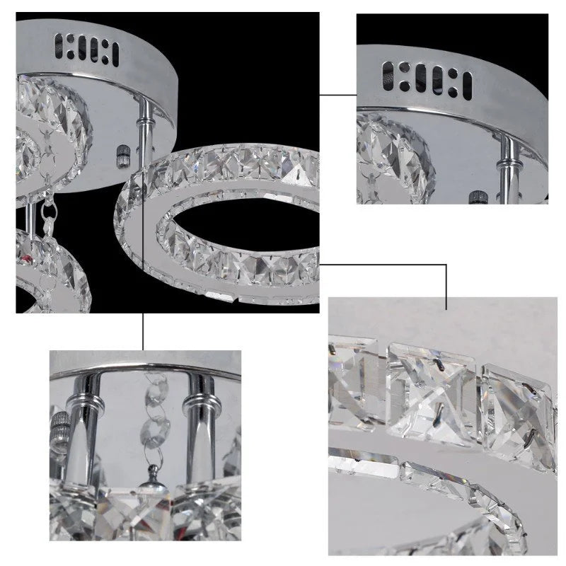 Crystal Ring LED Pendant Light