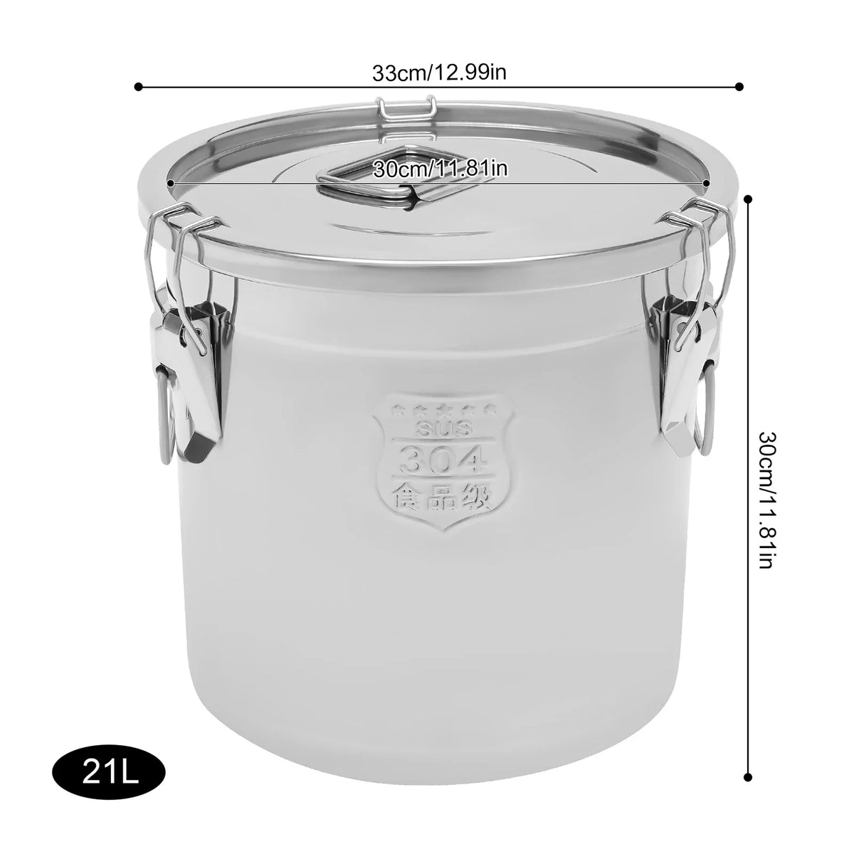 Airtight Stainless Food Storage Canister