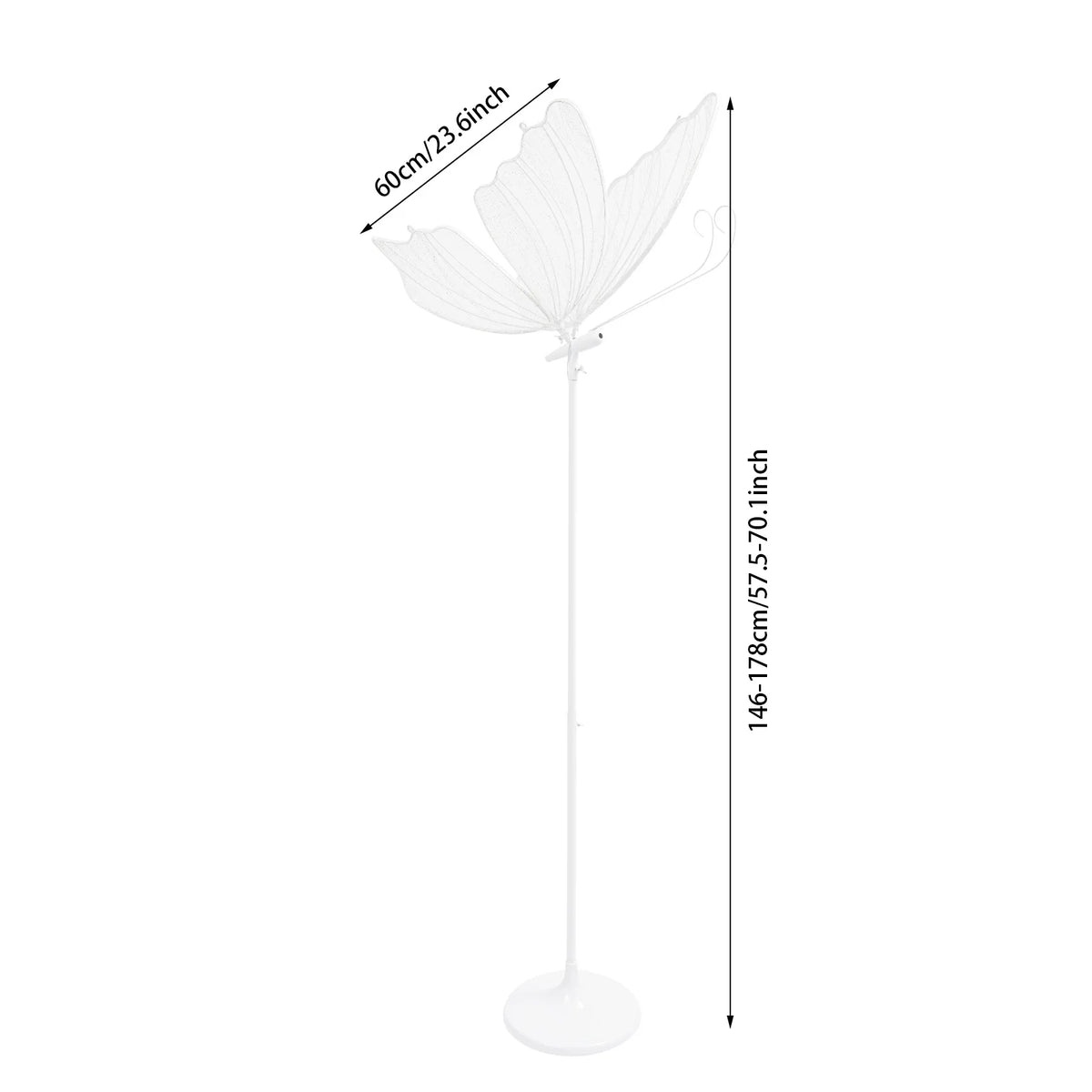 Butterfly LED Floor Lamps (Set of 2)