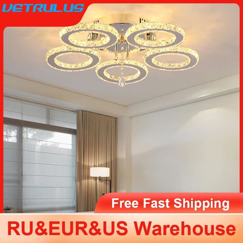 K9 Crystal LED Chandelier