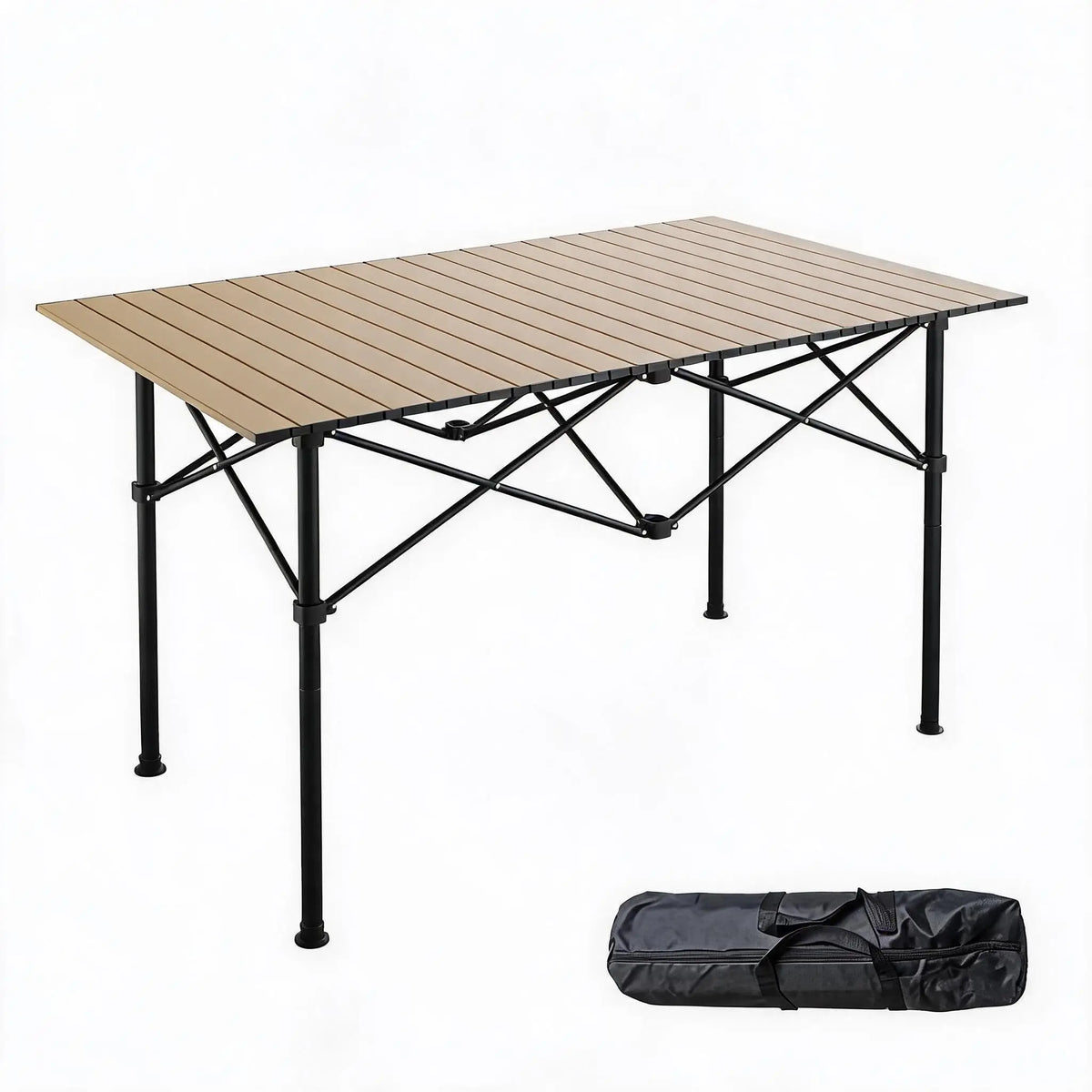 Roll-Up Aluminum Camping Table