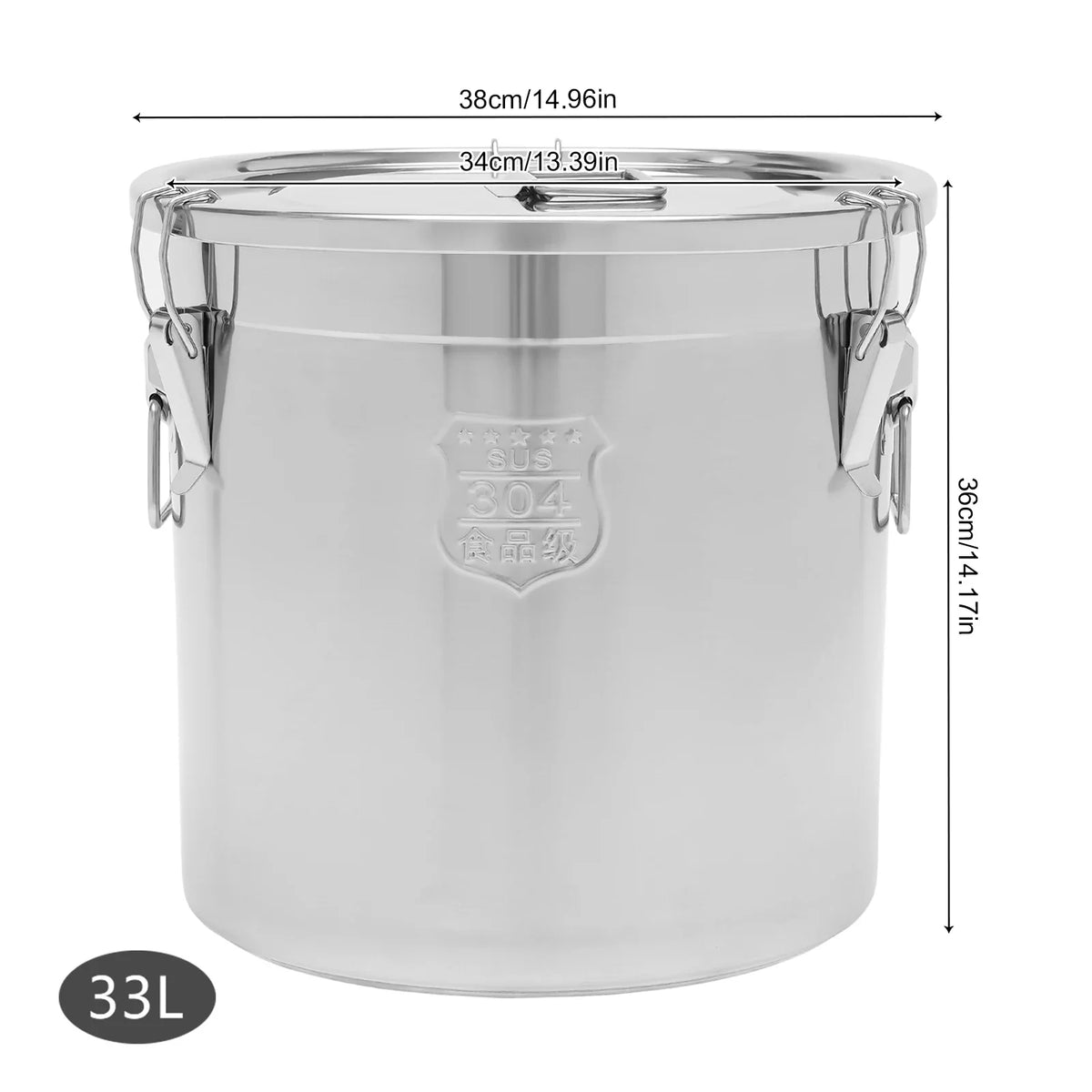 Airtight Stainless Food Storage Canister