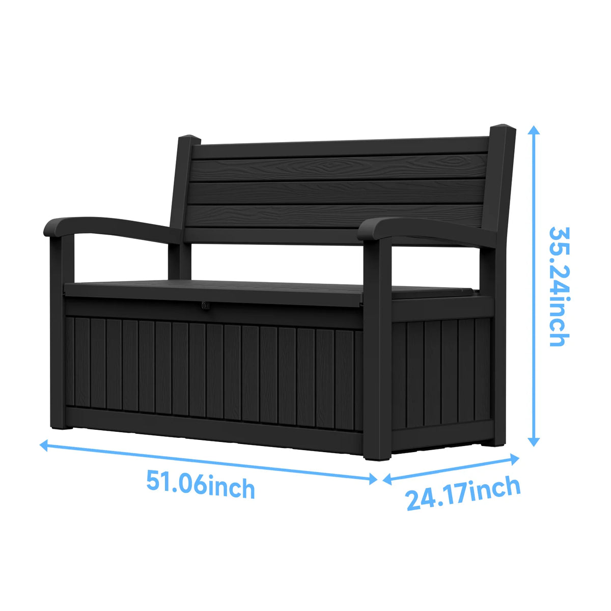 Weatherproof Patio Storage Bench