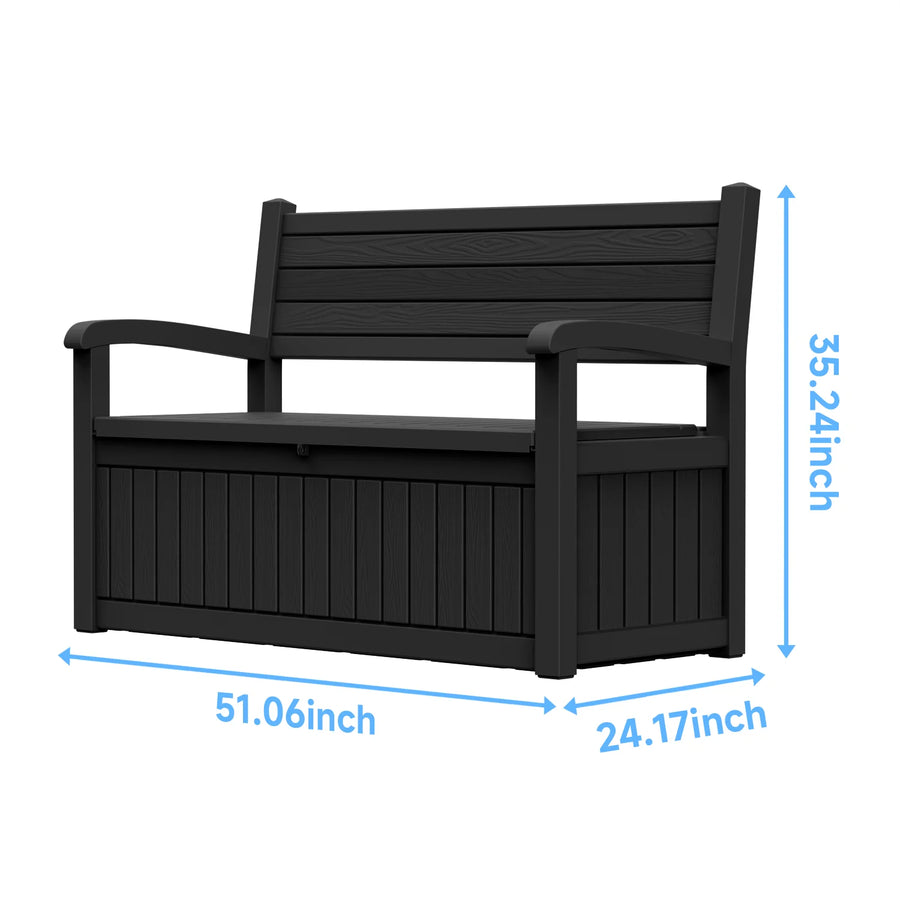 Weatherproof Patio Storage Bench