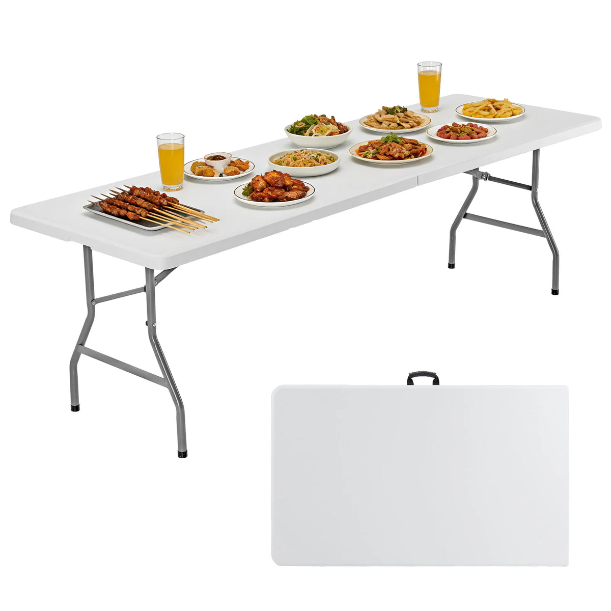 Folding Picnic Table with Handle