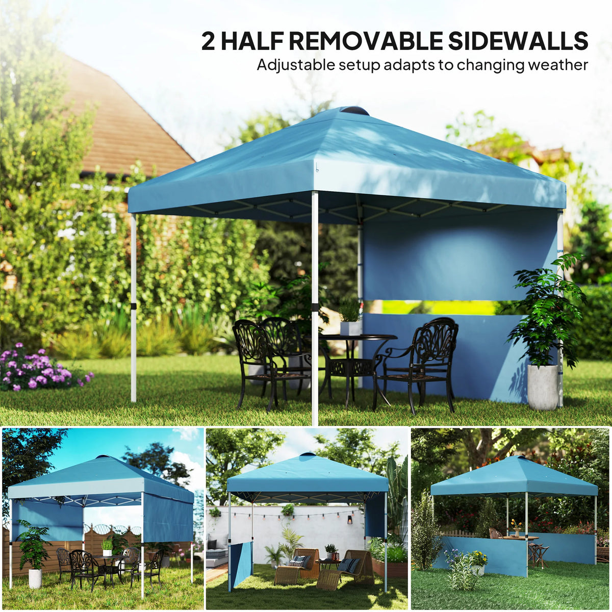 Pop-Up Canopy Tent with Sidewalls