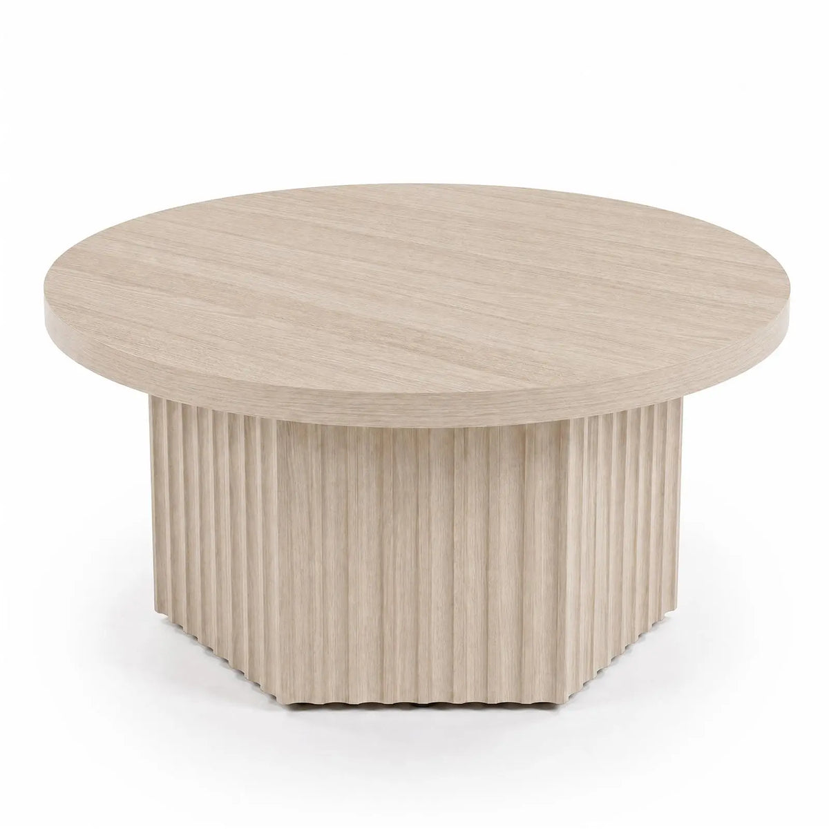 Fluted Drum Coffee Table