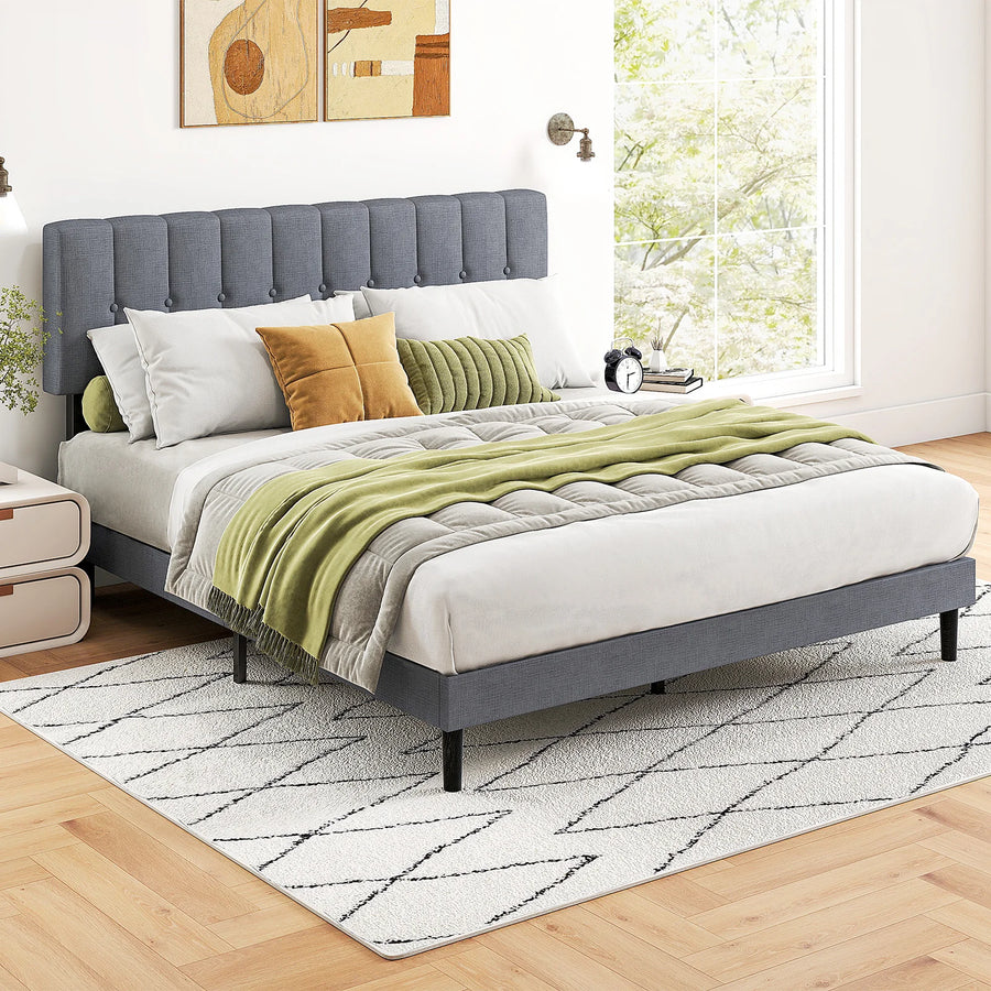 Aria Upholstered Platform Bed Frame