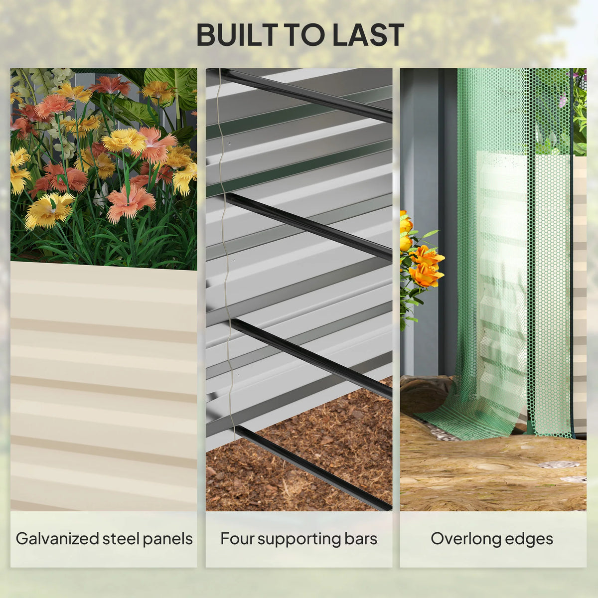 Raised Garden Bed with Crop Cage