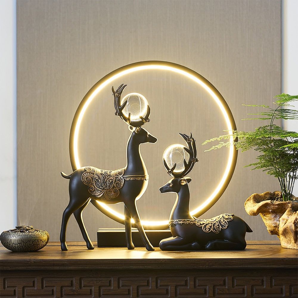 Enchanted Forest Deer Companions (set of 2)