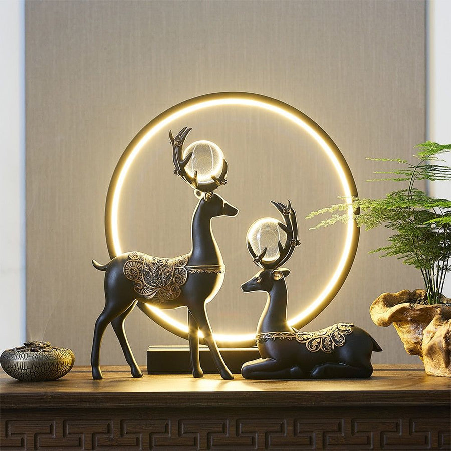 Enchanted Forest Deer Companions (set of 2)