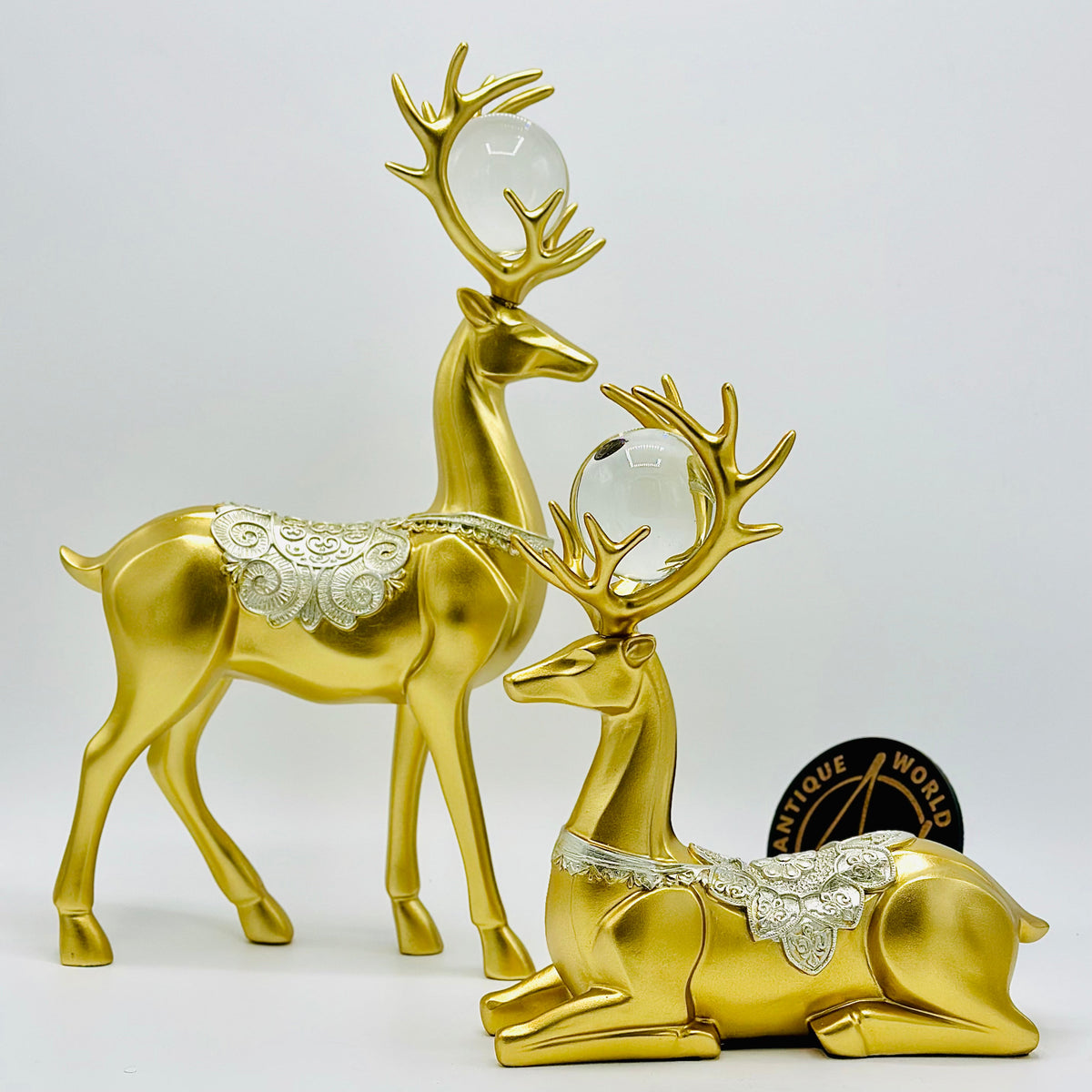 Elegant Deer Sculpture