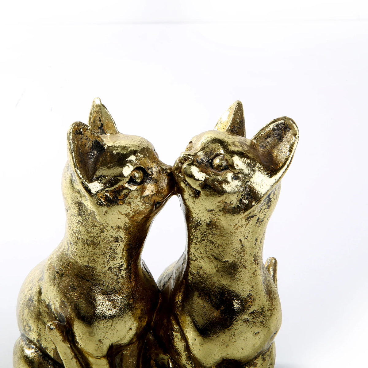 Loving  Cat Duo Sculpture