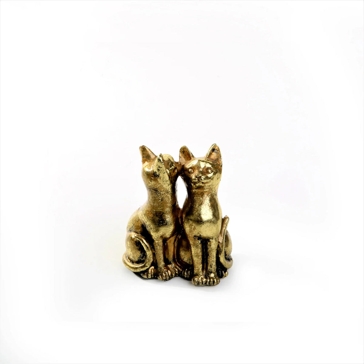 Loving  Cat Duo Sculpture