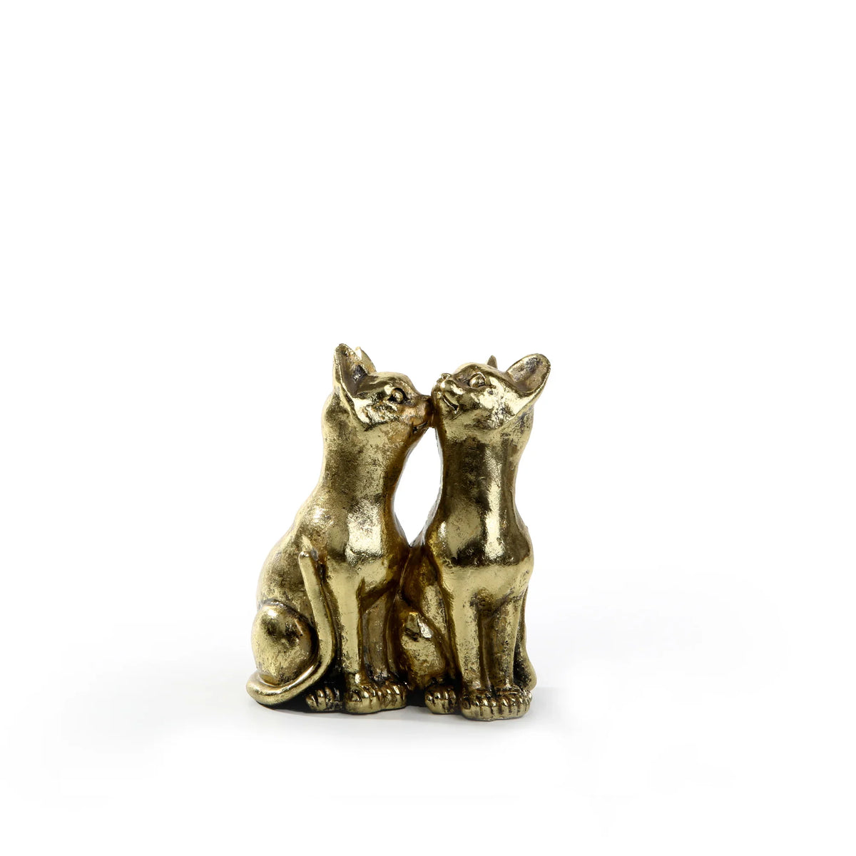 Loving  Cat Duo Sculpture