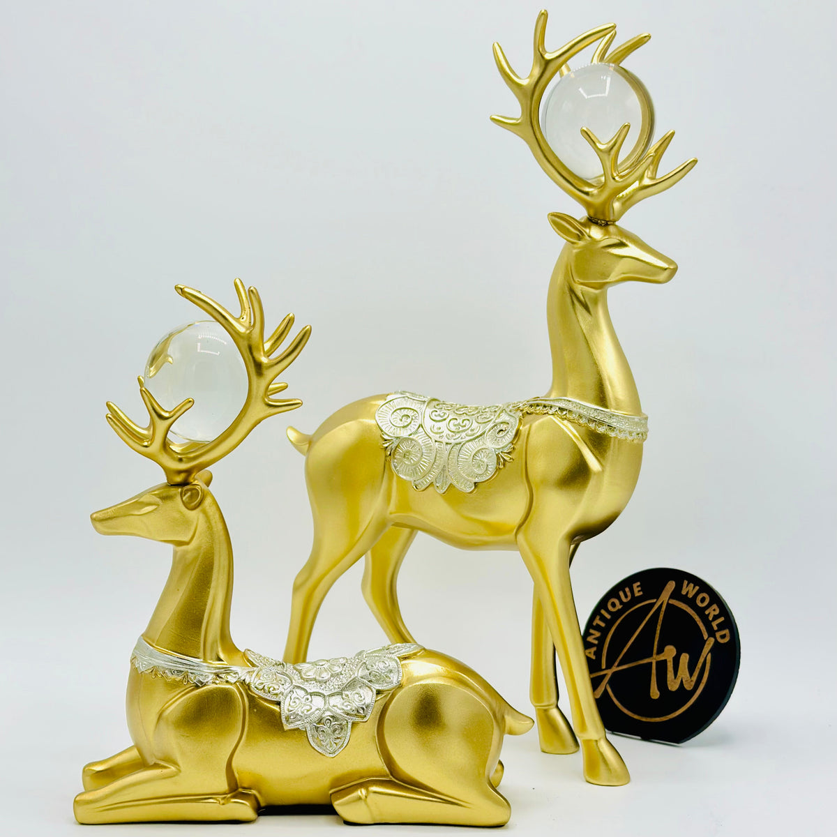 Elegant Deer Sculpture