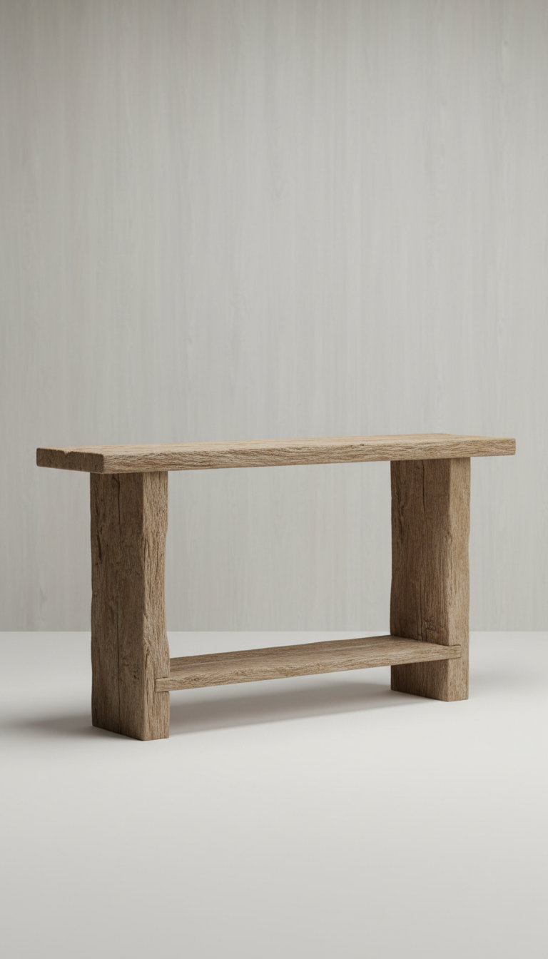 Oak Console Table