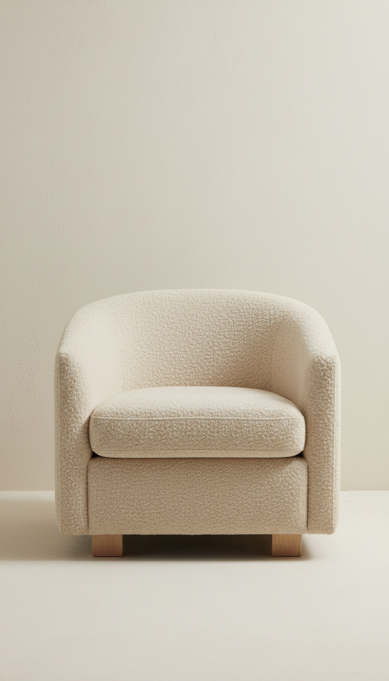 Oat Wool Accent Chair