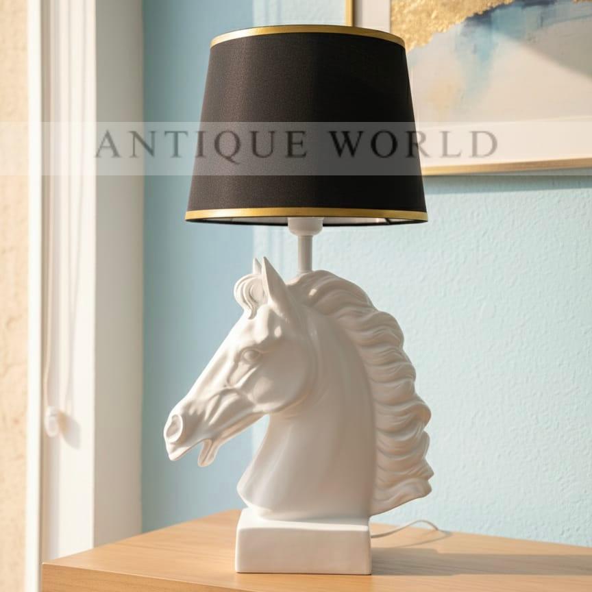 Royal Horse Figurine Imported  Table Lamp 1 Pc