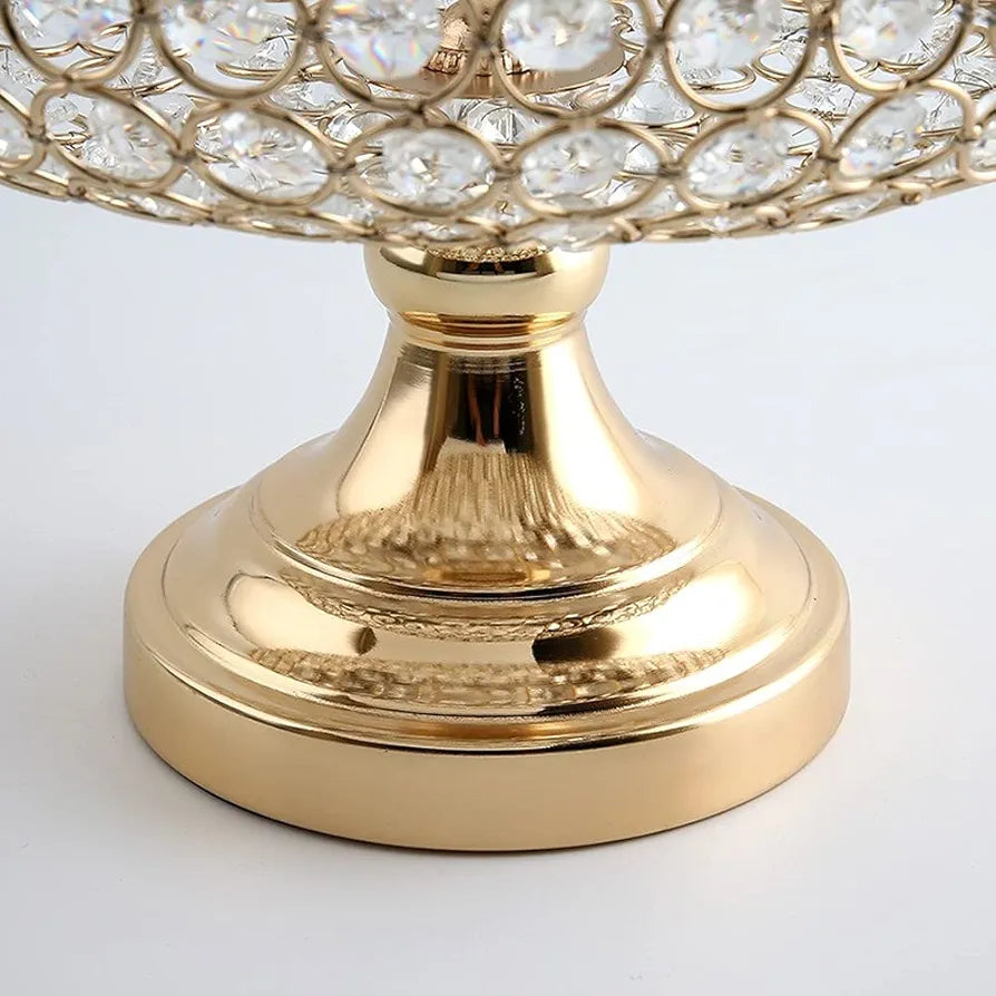 Metal Crystal Storage Bowl