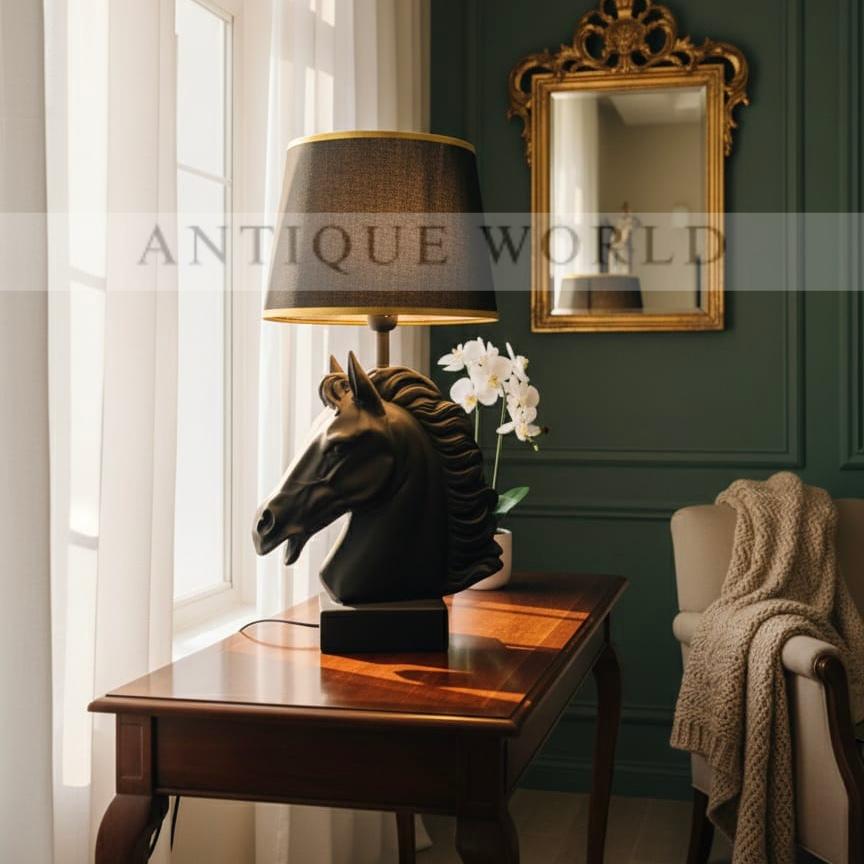 Royal Horse Figurine Imported  Table Lamp 1 Pc