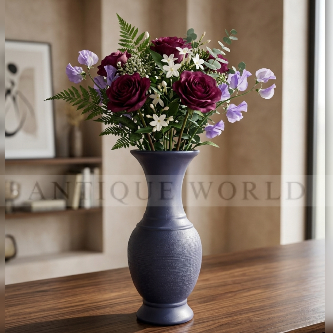 Antiqua Earthy Twin-Tone Antique  Vase