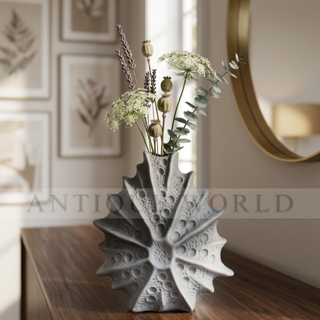 Sea Urchin Inspired Sculptural Vase