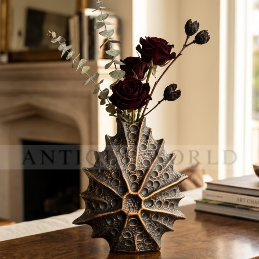 Sea Urchin Inspired Sculptural Vase