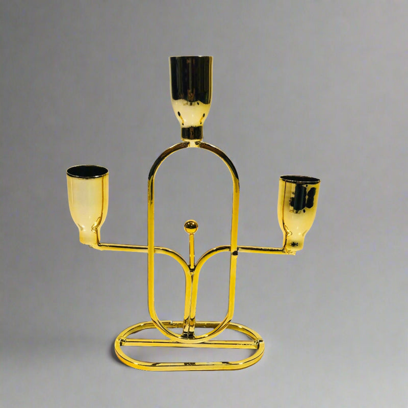 Contemporary 3-Candles Stand