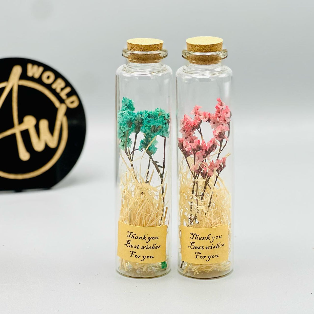 Eternal Bloom Antique Bottles ( Set of 4)
