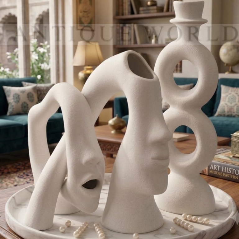Abstract Harmony Sculptural Vase Set”3Pc