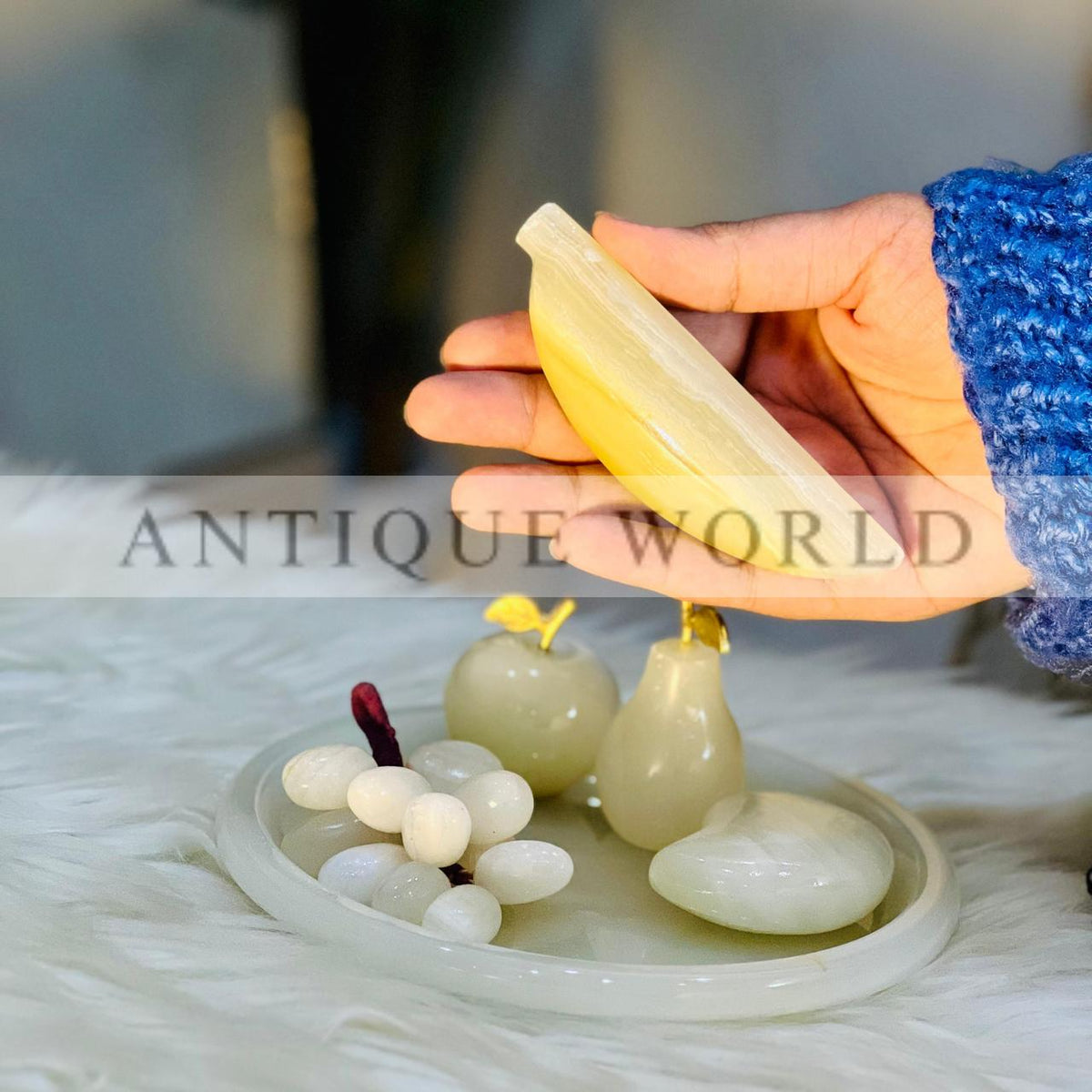 Onyx Fruit Set Plate