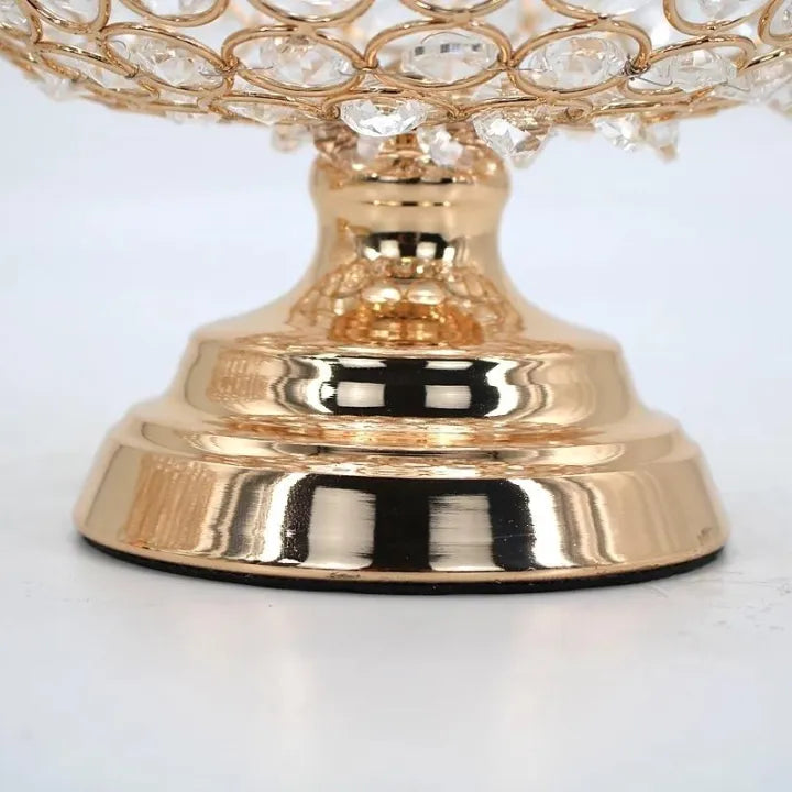 Metal Crystal Storage Bowl