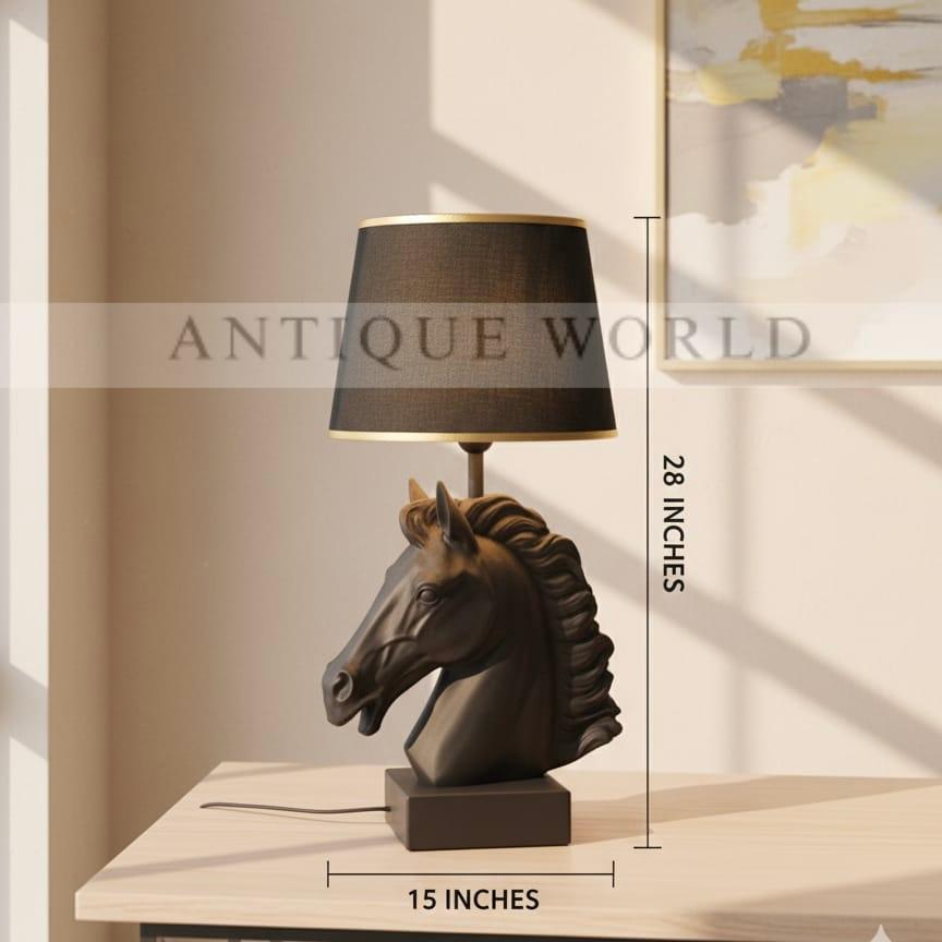 Royal Horse Figurine Imported  Table Lamp 1 Pc