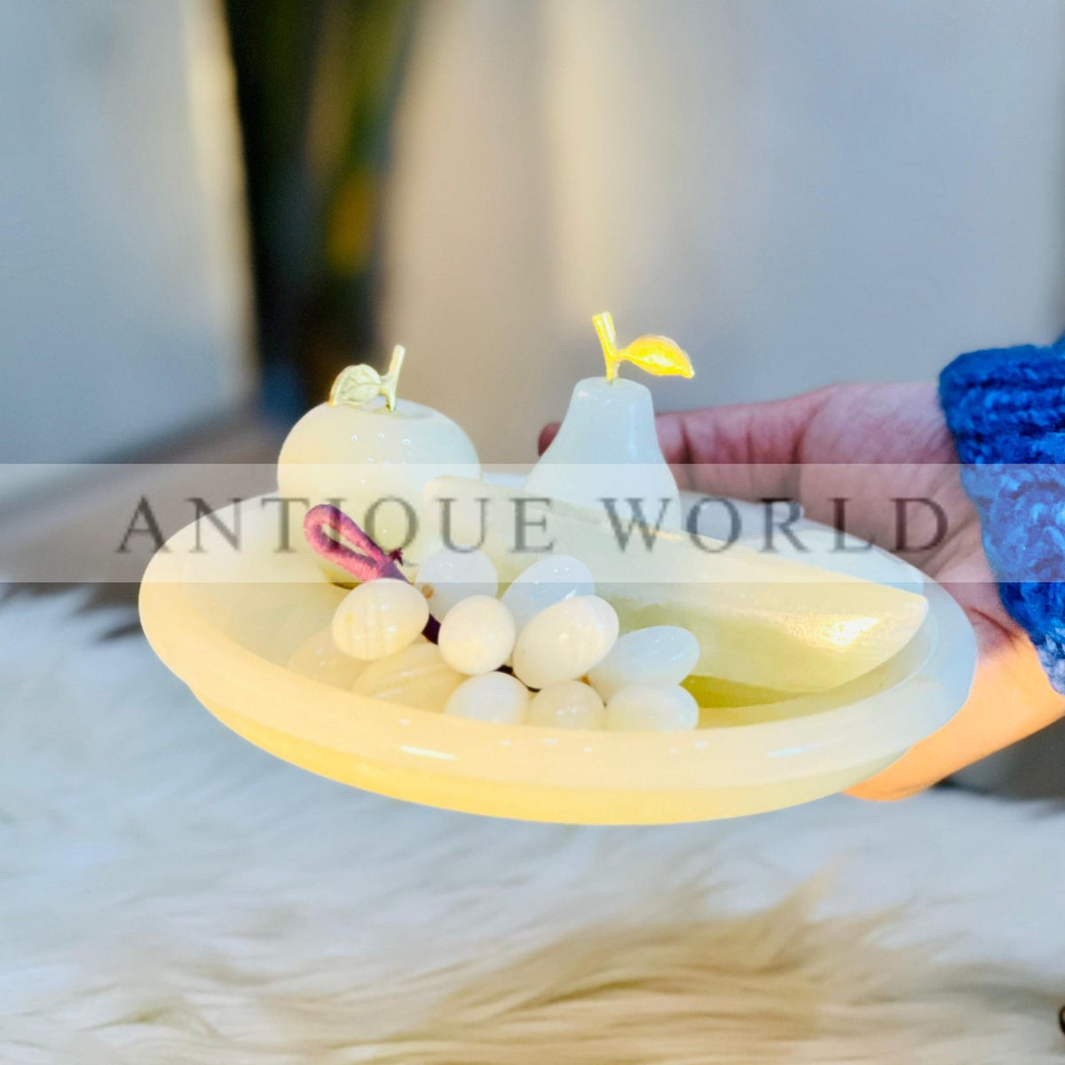 Onyx Fruit Set Plate